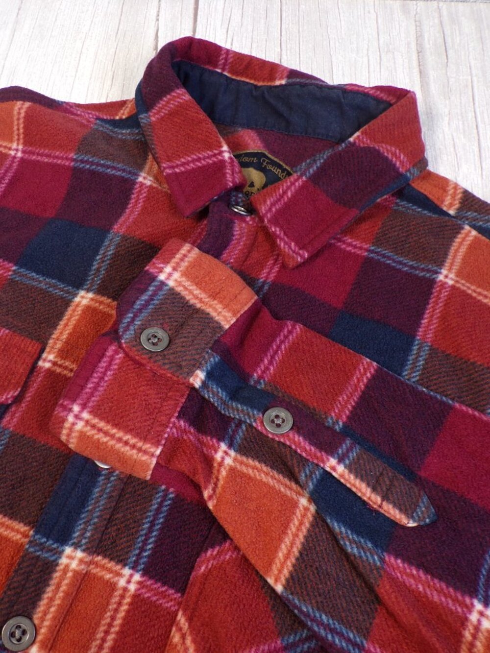 Freedom Foundry Men's XL Plaid Fleece Button Down